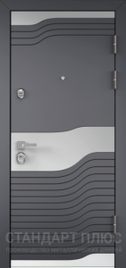 Стальная дверь Дверь модерн №17 с отделкой МДФ ПВХ