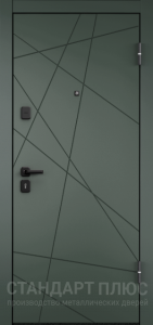Стальная дверь Дверь модерн №19 с отделкой МДФ ПВХ